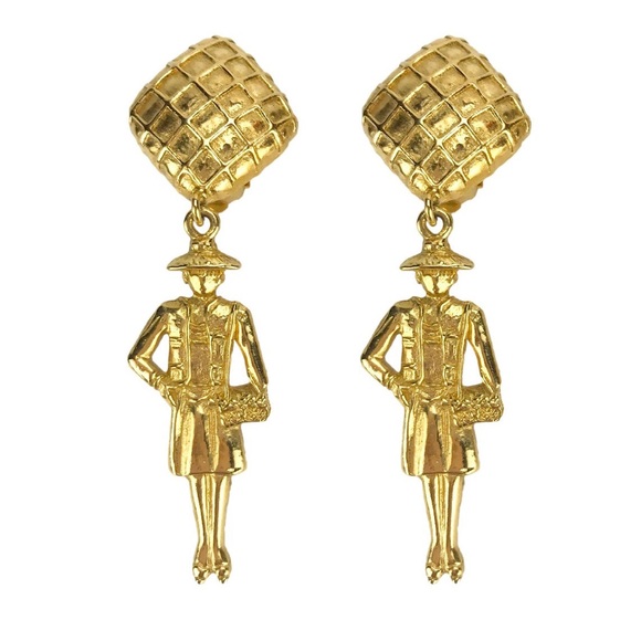 CHANEL Jewelry - CHANEL Rare Madame Coco Drop Earrings Vintage